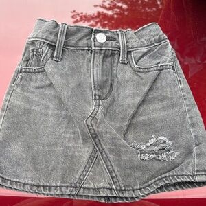 Old Navy Gray Denim Skirt for Kids